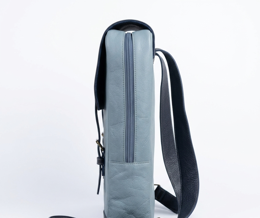 AJK Canvas and leather laptop backpack
