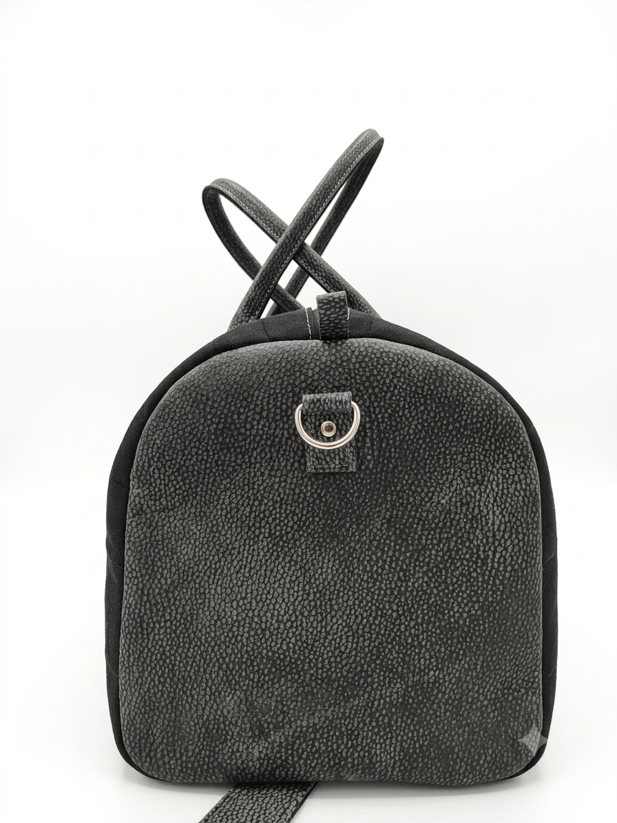 AJK Classic Canvas Leather Duffle Bag