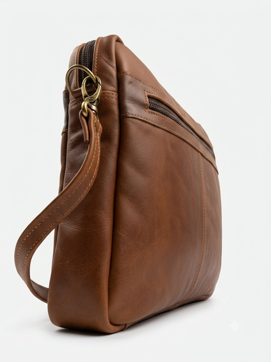AJK Heritage Leather Office Bag