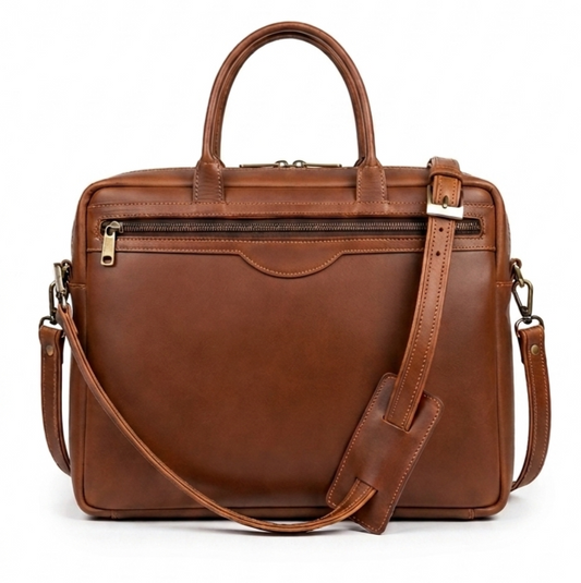 AJK Heritage Leather Office Bag